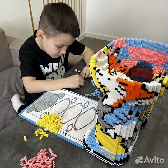 3D конструктор, 80см, лего