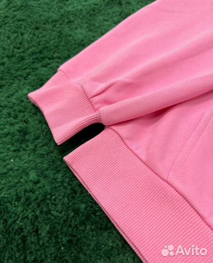 Balenciaga polo pink zip hoodie