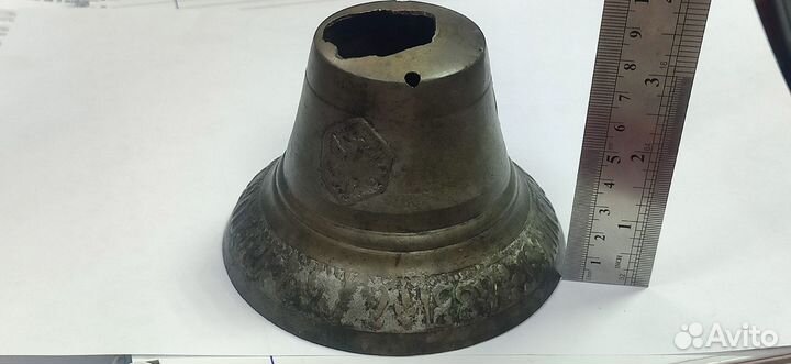 Старинный колокол 1887 год Арт:14072450