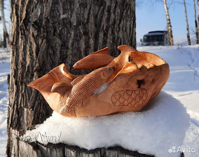 Ваза Абарга загахан – Царь рыба