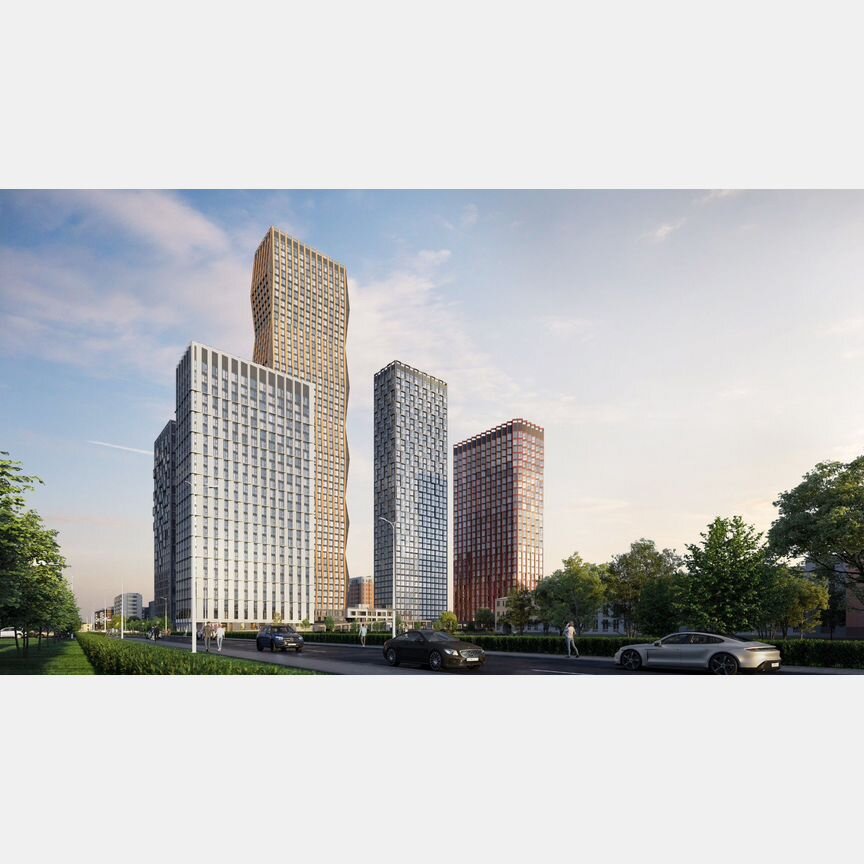 2-к. квартира, 50,5 м², 21/23 эт.