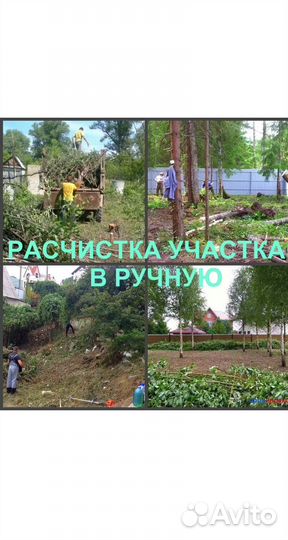Уборка территории дачных участков