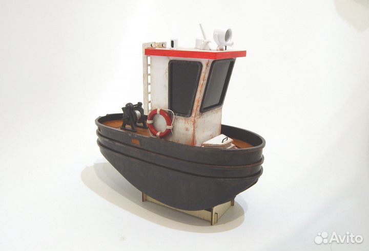 Кит набор модель мини буксира корабль RC