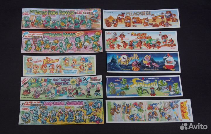 Владыши к сериям киндер-сюрприз