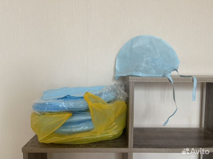 Медицинские шапочки одноразовые