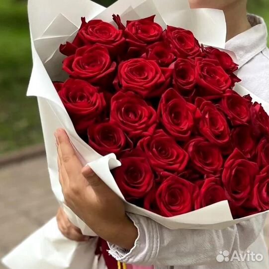 25 Роз Цветы Букет