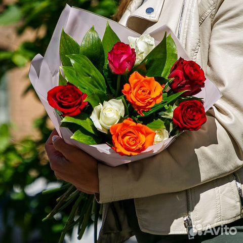 Букет цветов 018