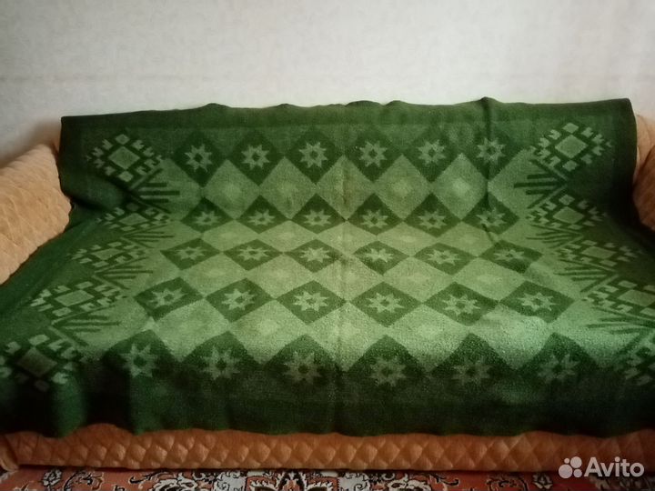 Одеяло армейское шерстяное СССР