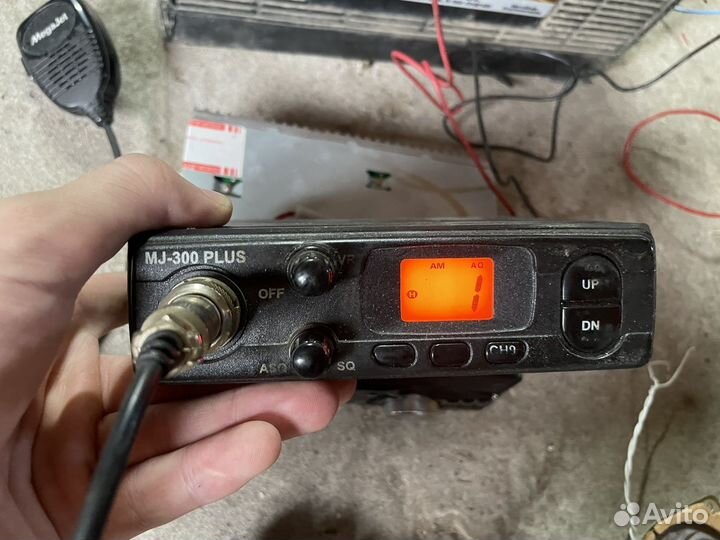 Автомобильная рация megajet mj-300 plus