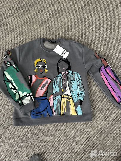 Женский свитшот zara