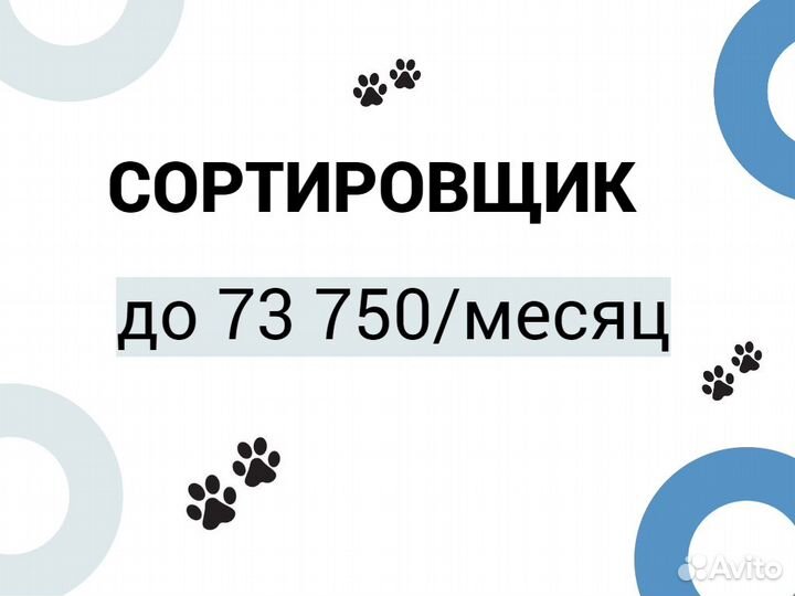 Сортировщик (питание, развозка)