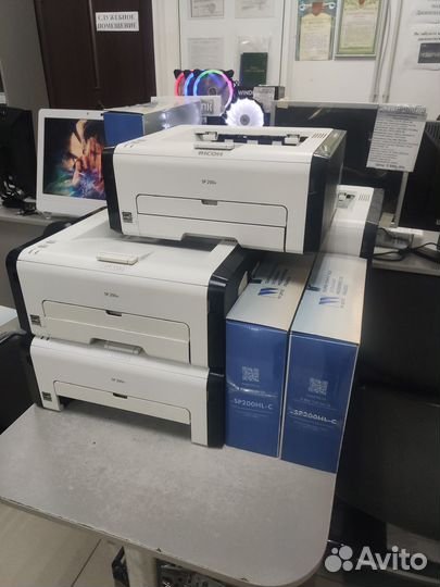 Принтеры + мфу Б/У с гарантией