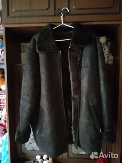 Дубленка натуральная мужская 48 50 размер