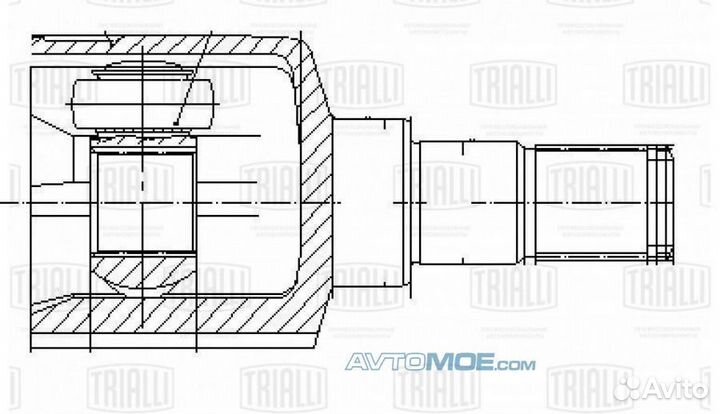 Шрус для а/м Daewoo Matiz (98) (внутр.) (GO 0542)