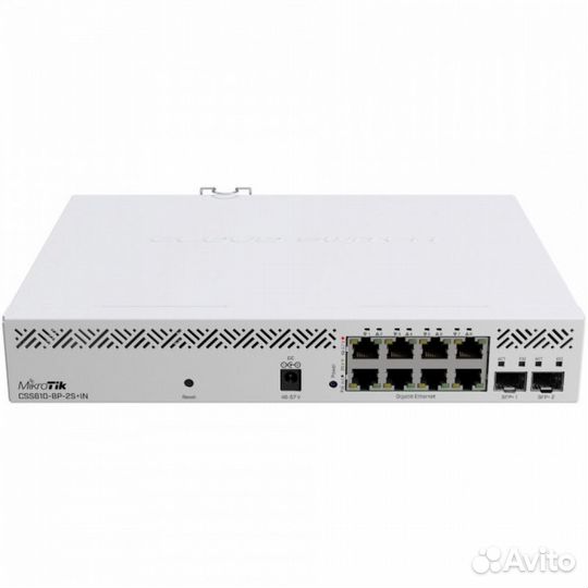 Коммутатор Mikrotik CSS610-8P-2S+IN 569880