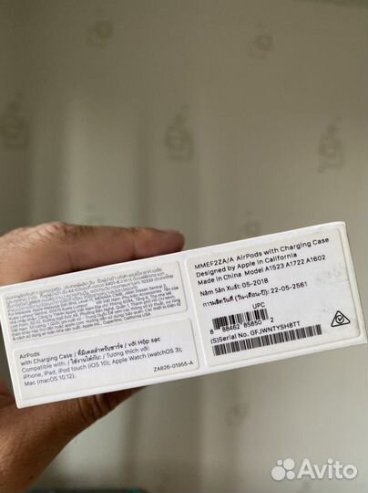 Наушники apple airpods 2 оригинал
