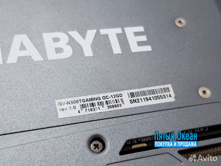 Видеокарта gigabyte Nvidia GeForce RTX 3080Ti