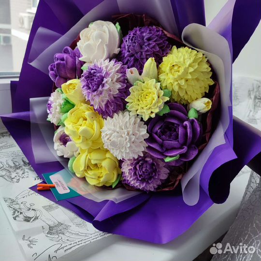 Букет из зефира