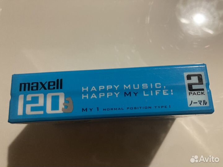 Аудиокассеты новые запечатанные maxell my1-120