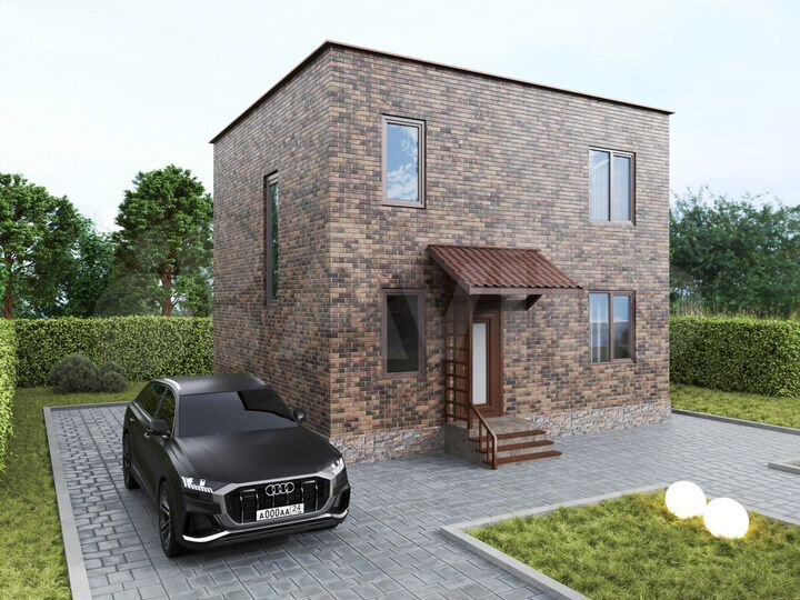 Дом 128 м² на участке 4 сот.