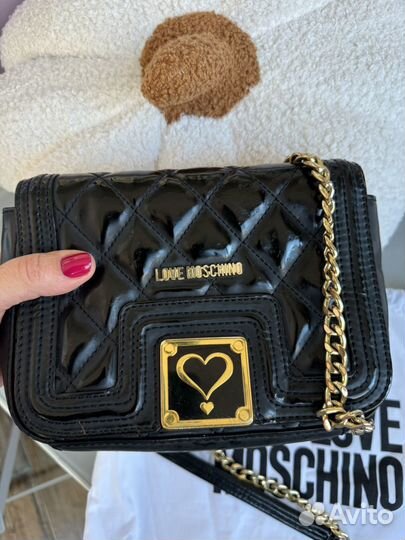 Сумка женская через плечо love moschino