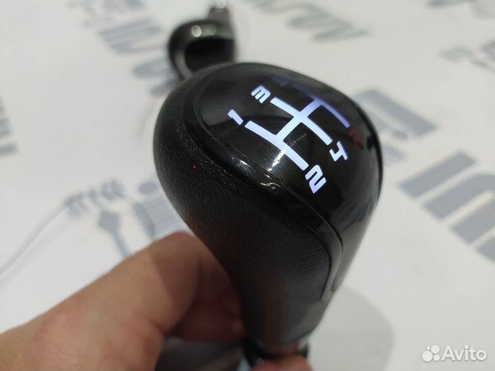 Ручка кпп Led Нива тип веста белый свет+черная