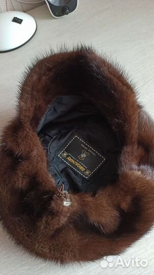 Шапка кепка норка женская