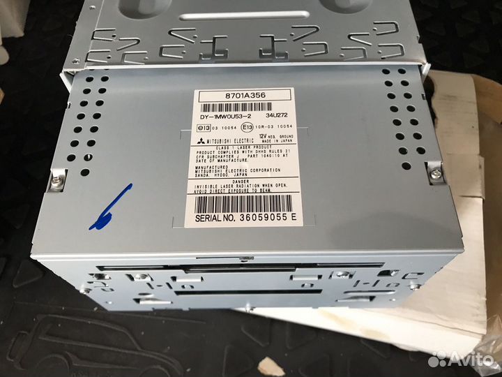 Магнитола штатная Mitsubishi Pajero IV