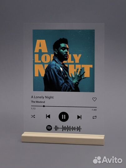 Трек-пластинка с живыми фото в подарок