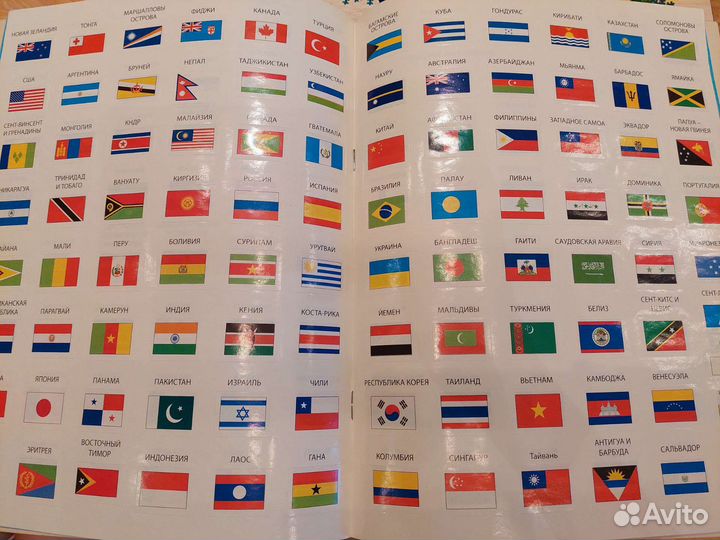 Атлас с наклейками