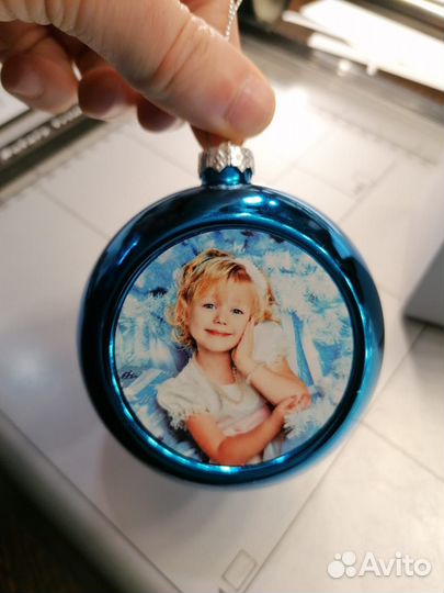 Новогодние шары с фотографией