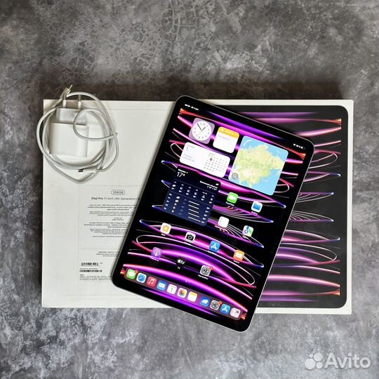 iPad pro 11 2022 м2 256 гб аккумулятор 100