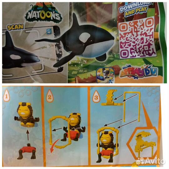 Фигурка Пчела и Косатка из Киндер Макси