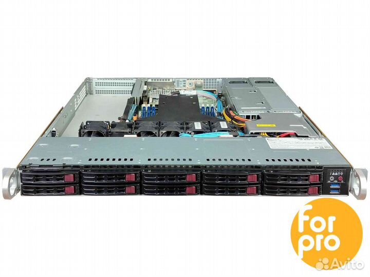 Сервер Supermicro 116 10SFF 4110Sil 192GB