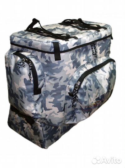 Евгений Кофр на снегоход RM Тайга Варяг кмф