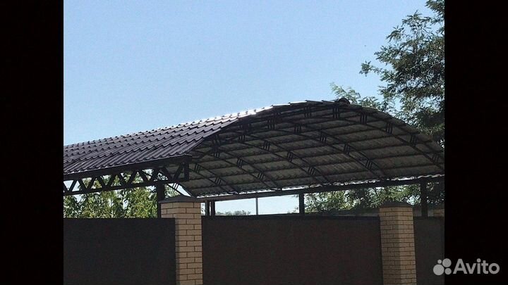 Навесы для авто под ключ