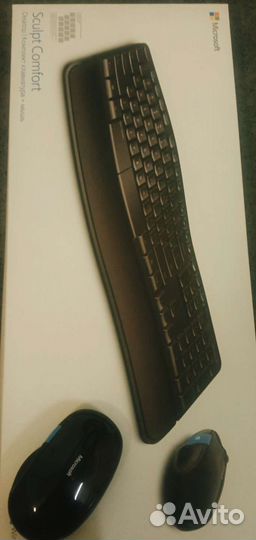 Беспроводная клавиатура и мышь microsoft