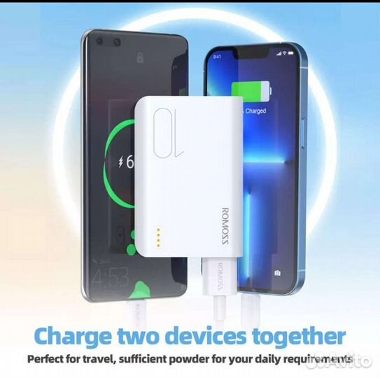 Портативный аккумулятор power bank 10000mah