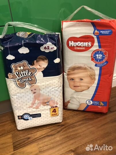 Pampers premium care 5 + Huggies 5