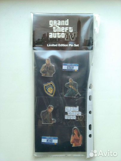 Grand Theft Auto IV Limited Edition Pin Set