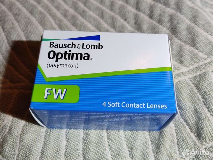 Линзы контактные. -1, 25