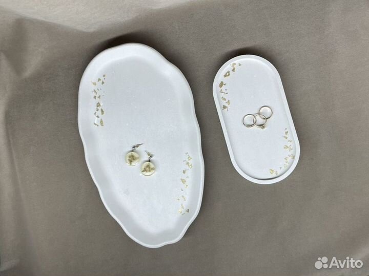 Поднос из гипса