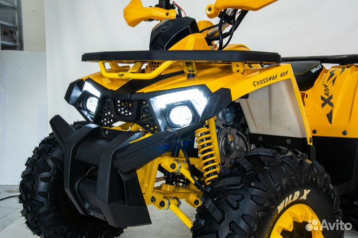 Квадроцикл Motoland wild 125 X желтый