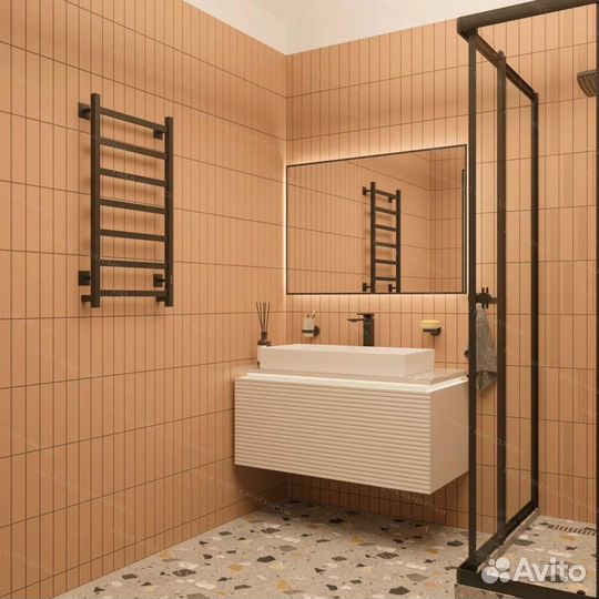 Полотенцесушитель электрический Оружейная сталь