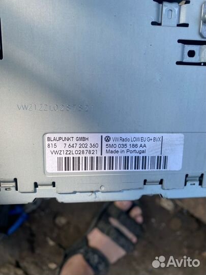 Штатная магнитола Volkswagen Tiguan 1