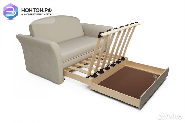Диван выкатной Малютка 2 бежевый