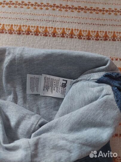 Полукомбинезон джинсовый 18-24 мес