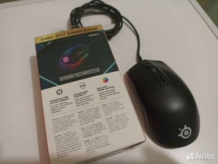 Игровая мышь steelseries rival 3