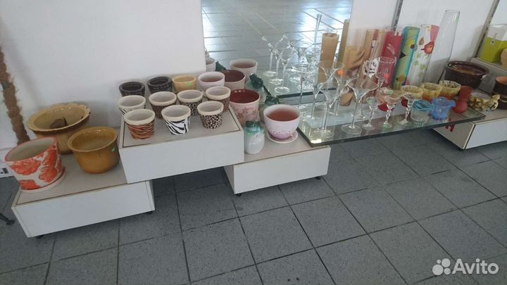 Горшки керамика и другой товар