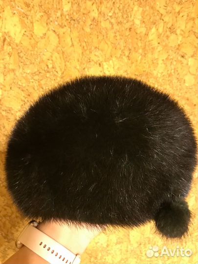 Берет женский норковый